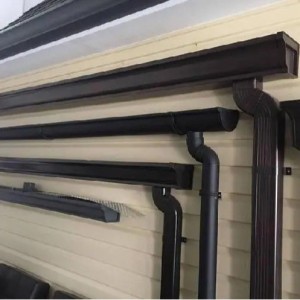 彩铝天沟 新型天沟 铝合金落水管 大排水量设计 暴雨无忧 抗腐蚀 1件