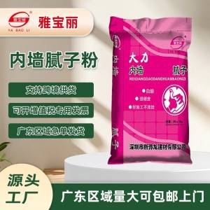 广东腻子粉厂家雅宝丽内墙室内墙面刮大白腻子粉打磨刷漆 开票跨境 10袋