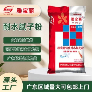 广东厂家雅宝丽内墙耐水腻子粉钢化仿瓷防水抛光粉防潮耐 擦可跨境 1袋