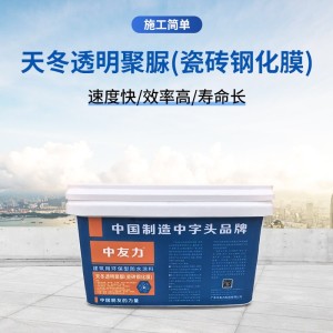 天冬透明聚脲(瓷砖钢化膜) 一次性成膜 免砸砖防水胶 防潮性能好  1件