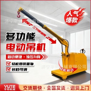 1吨简易可移动小吊机手推小型室内电动葫芦龙门式起重机 1台