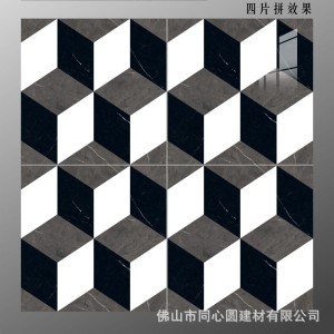 地砖800X800欧式拼花艺术地砖Geometric pattern parquet tiles 3块